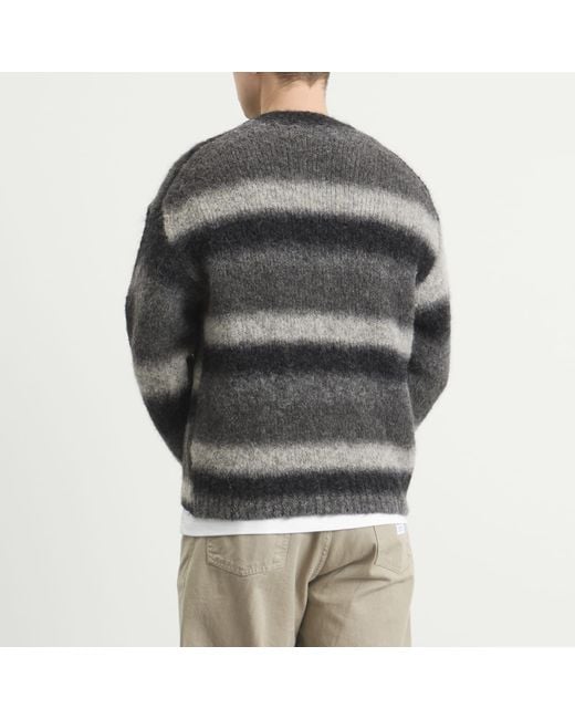 Norse Projects Gray Jonas Gradient Alpaca Sweater for men