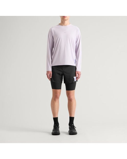 Satisfy Black Techsilk 8" Shorts for men