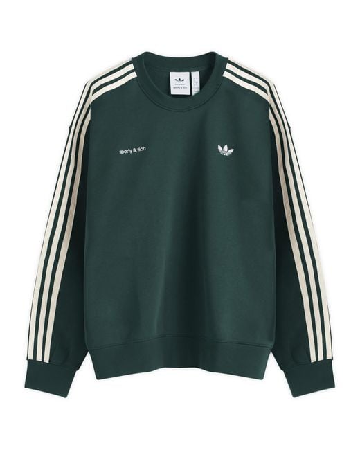 adidas Women's Green X Sporty Rich Sweatshirt