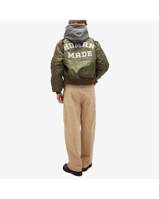 21SS HUMAN MADE FLIGHT JACKET ジャケット カーキ 21SS HUMAN MADE FLIGHT JACKET ジャケット カーキ（Human made