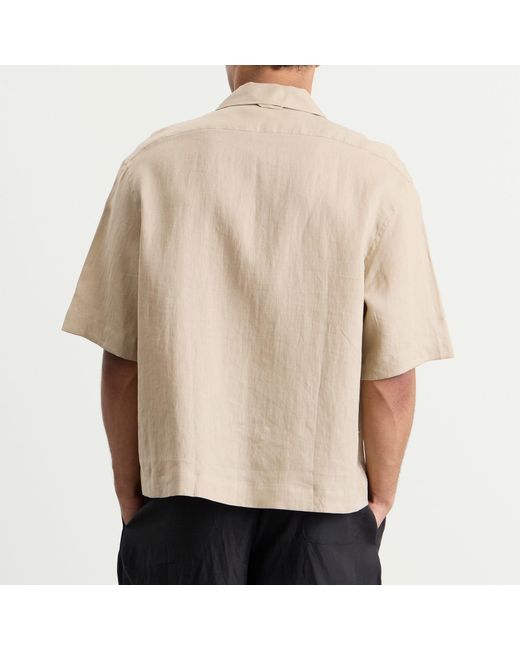 Studio Nicholson Natural Oryn Short Sleeve Shirt for men