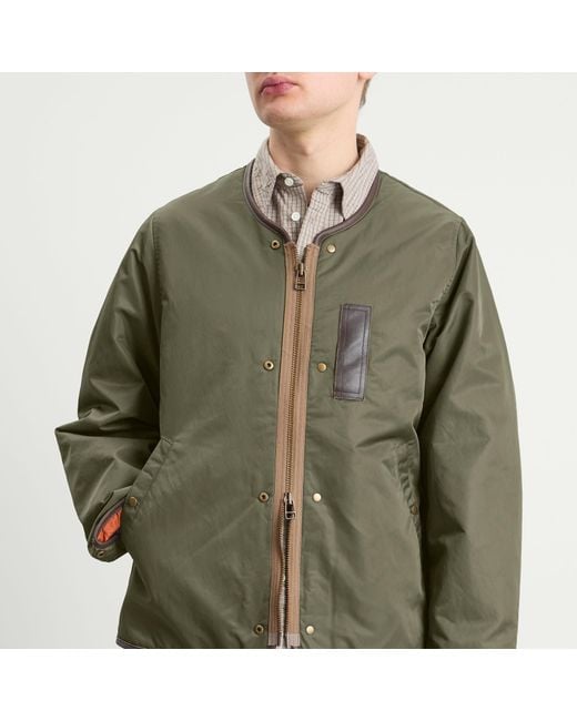 FRIZMWORKS Green Reversible Ma-1 Jacket for men