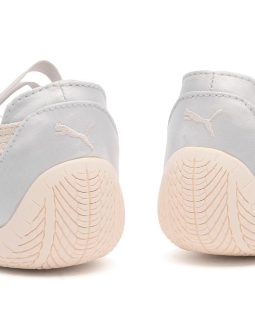 PUMA White Speedcat Ballet Sneaker