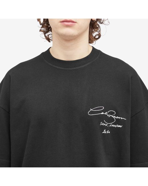 Cole Buxton Black Signature T-Shirt for men