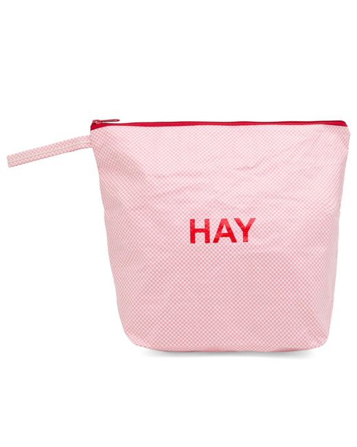 Hay Pink Candy Mono Wash Bag