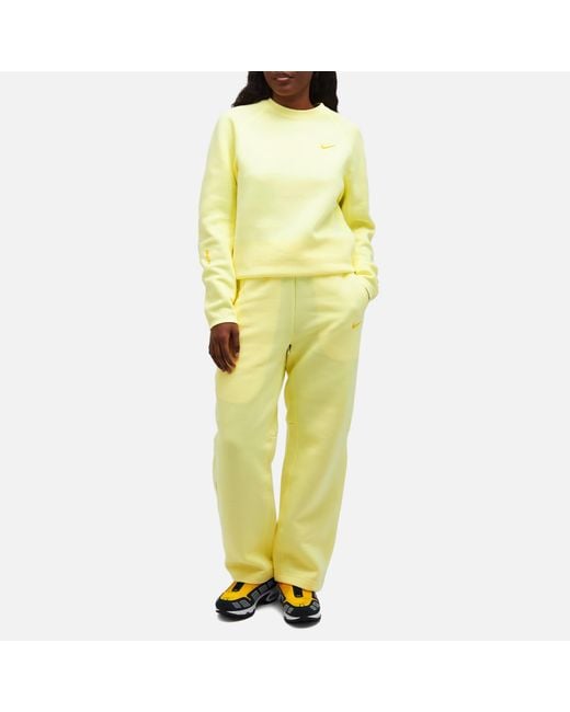 Nike X Nocta Tech Fleece Crew in Yellow | Lyst Nike X Nocta Tech Fleece Crew in Yellow | Lyst