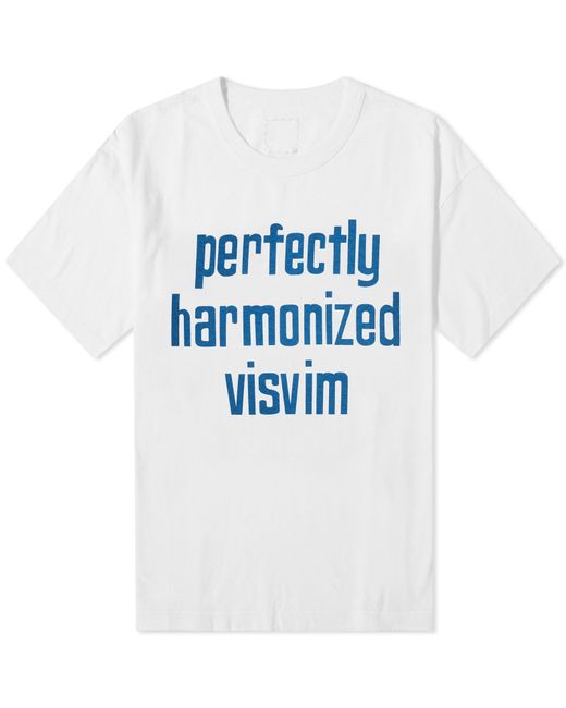 Visvim Blue Perfectly Harmonised Jumbo T-shirt for men
