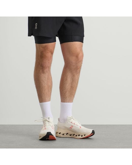 On Shoes Pink Cloudsurfer Max Sneakers Ivory Salm for men