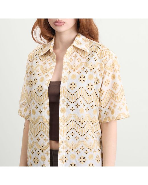 Ahluwalia Natural Kada Short Sleeve Shirt