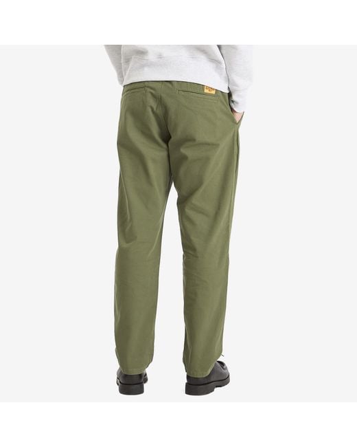 Service Works Green Drill Waiter Pant for men