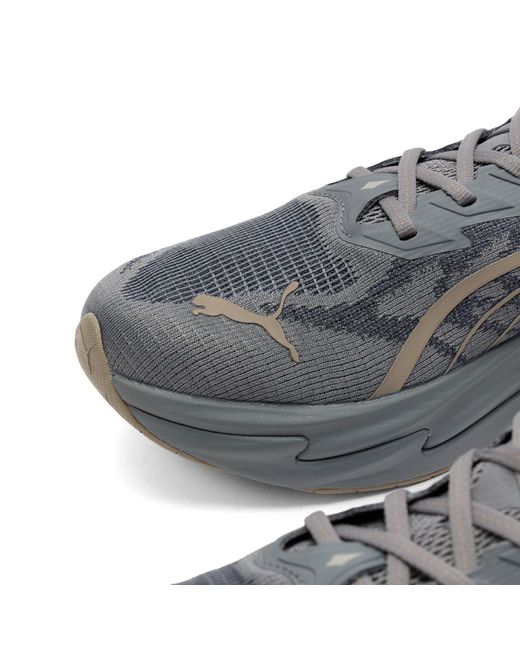 PUMA Gray Deviate Nitro 4 Sneaker for men