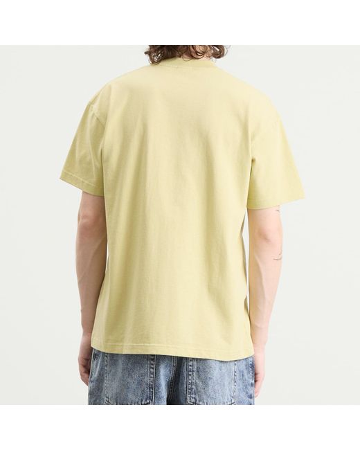 POLAR SKATE Yellow Relax T-Shirt for men