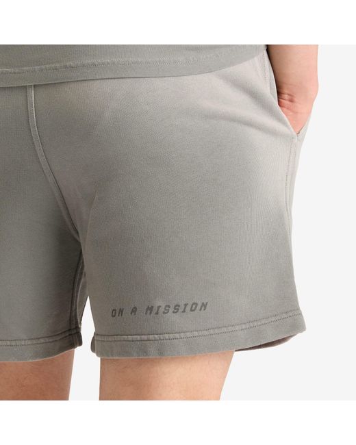 REPRESENT 247 Gray Motion Short for men