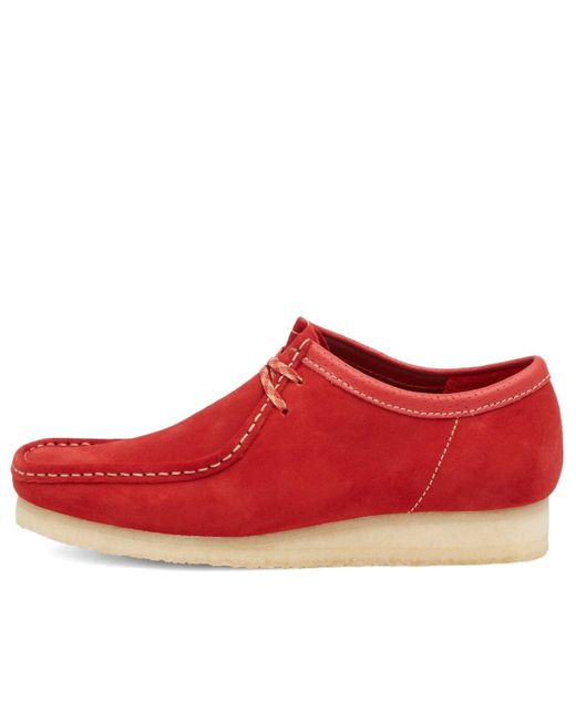 Clarks Red Wallabee for men