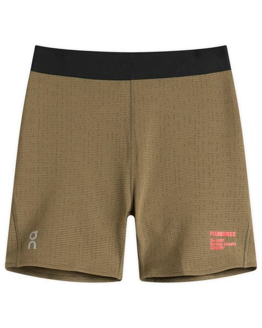 On Shoes Green X Pleasures X The Loop Short Tights