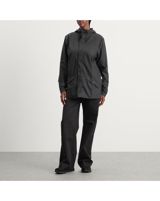 Rains Black Classic Jacket
