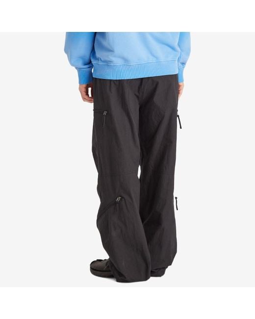 Wooyoungmi Gray Cargo Trousers for men