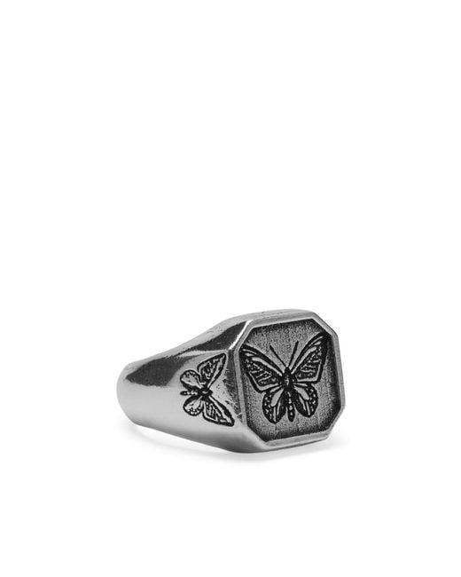 Twojeys Metallic Butterfly Effect Ring