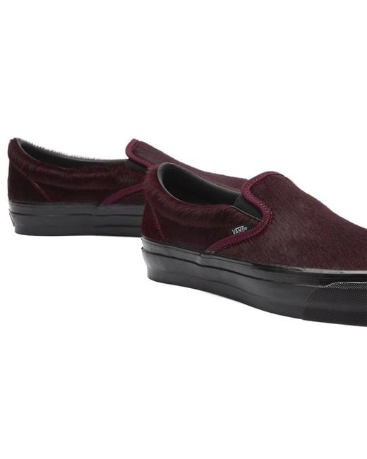 Vans Brown Lx Classic Slip-On 98 Sneaker for men