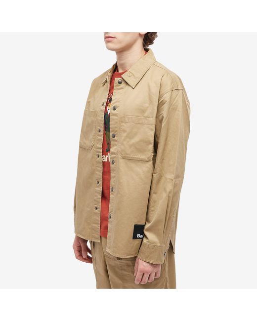 Barbour Natural X Maison Kitsuné Overshirt for men