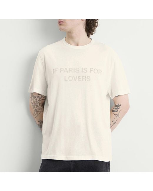 Cole Buxton Natural Paris Texas T-Shirt for men