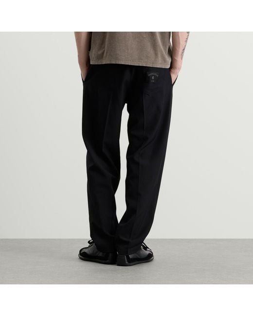 Maison Margiela Black Mm6 Tailored Trousers for men