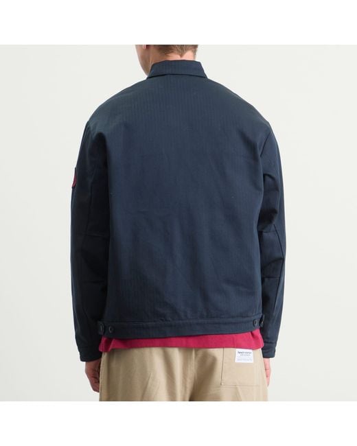 by Parra Blue Pumping Gas Jacket for men