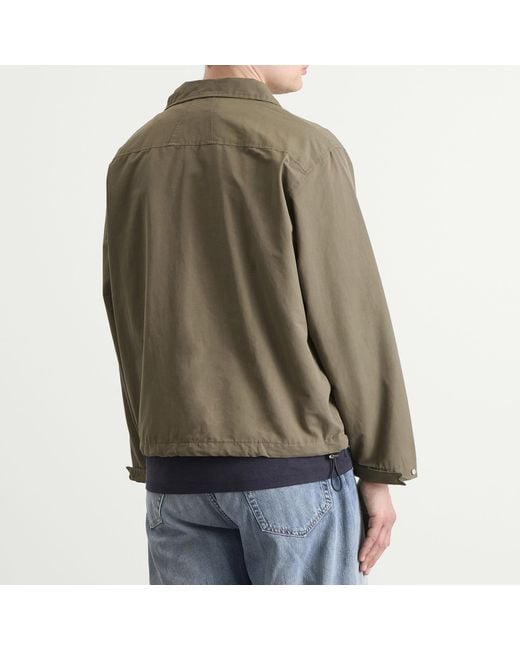 Rhude Green Logo Coaches Jacket for men