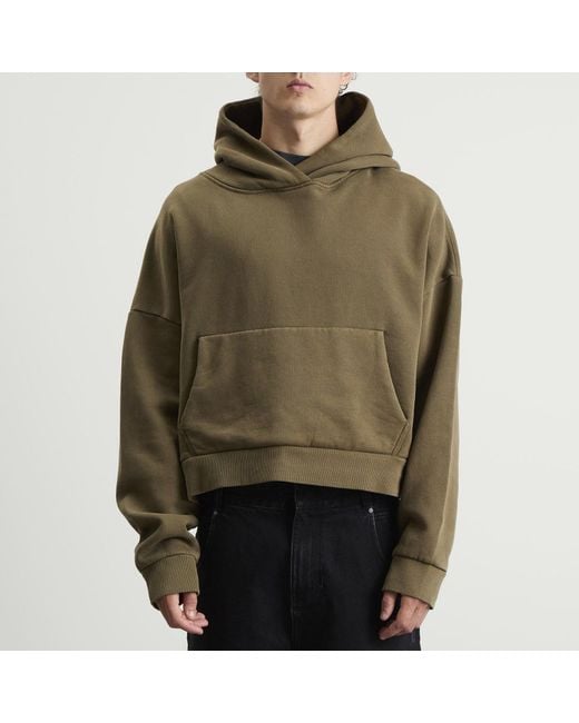 Entire studios Green Heavy Overhead Hoodie for men