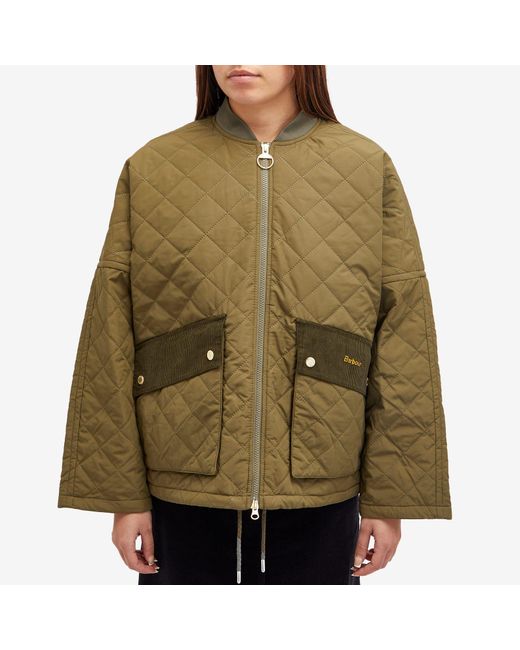 Barbour Green Bowhill Quilt