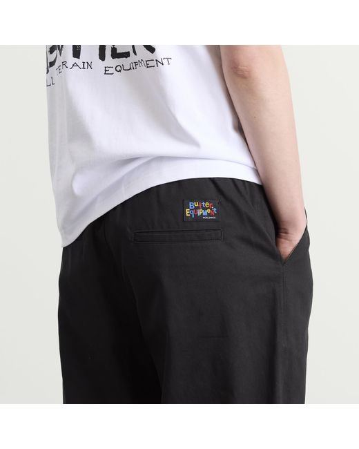 Butter Goods Black Wide Leg Trousers for men