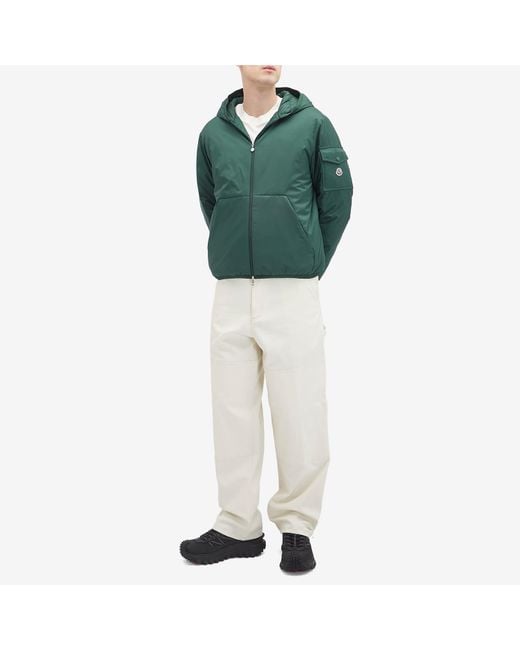 Moncler Green Recycled Longue Saison Opaque Monteynard Jacket for men