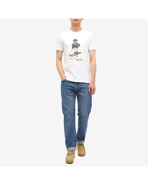 polo bear ski t shirt