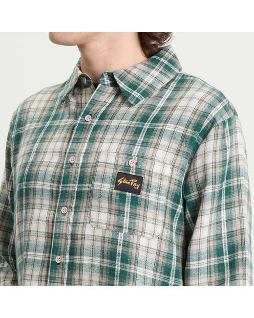 Stan Ray Green Flannel Shirt for men