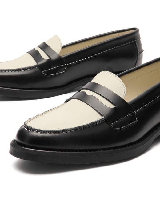 Duke & Dexter Black Wilde Penny Loafer