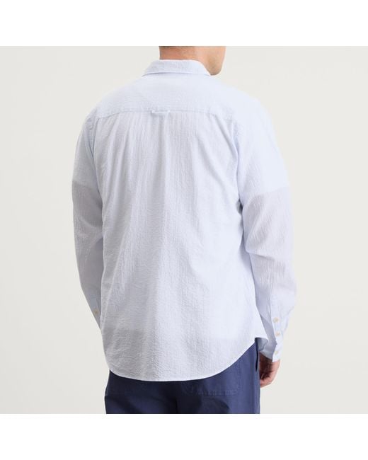 Folk White Relaxed Fit Shirt for men