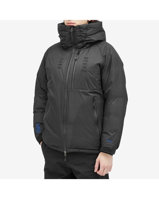 NANGA Black X Tacoma Fuji Records Down Jacket for men