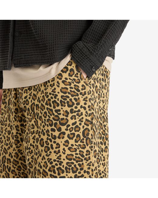 Brain Dead Multicolor Twill Climber Shorts for men