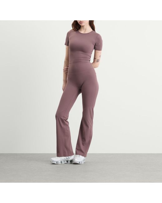 Nike Purple Zenvy Dri-Fit Short Sleeve T-Shirt