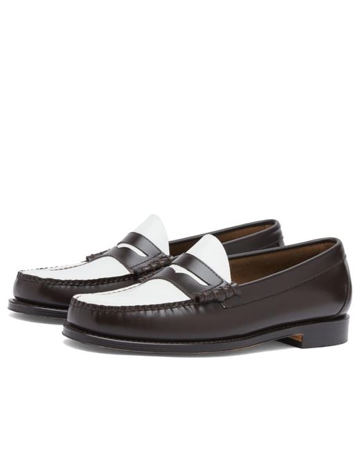 G.H.BASS Black Larson Penny Loafer for men