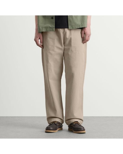 Service Works Natural Canvas Chef Pant for men