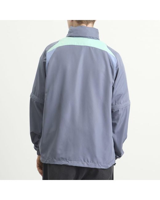 Umbro Blue Zip Off Sleeve Wind Jacket for men