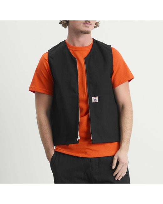 Randy's Garments Black Randy's Garments Inc. Over Vest for men