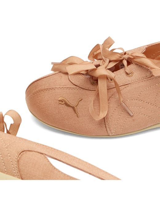 PUMA Pink Speedcat Ballet Nova Satin Sneaker