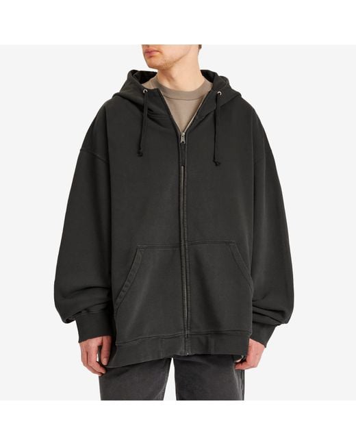 Maison Margiela Black Numbers Jersey Hoodie for men