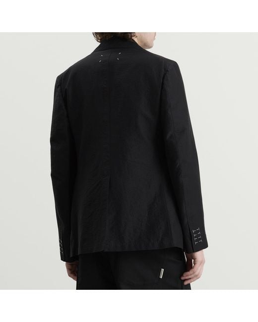 Maison Margiela Black Double Pocket Blazer for men