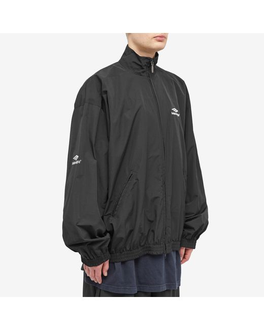 Balenciaga Black Runway Double Layer Patch Jacket for men