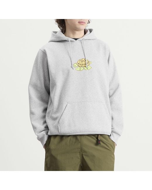 Gramicci Gray Turtle Hoodie for men