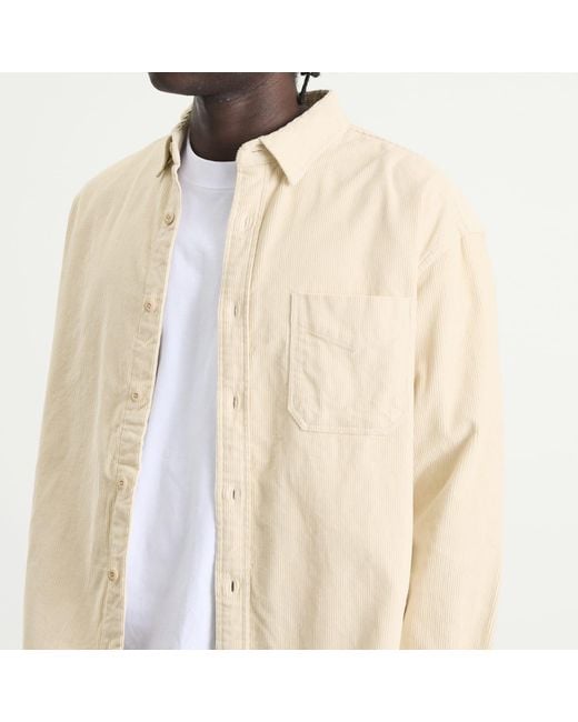 FRIZMWORKS Natural Og Corduroy Shirt for men