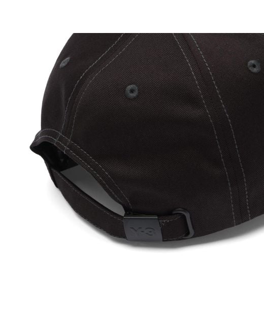Y-3 Black Dad Cap for men